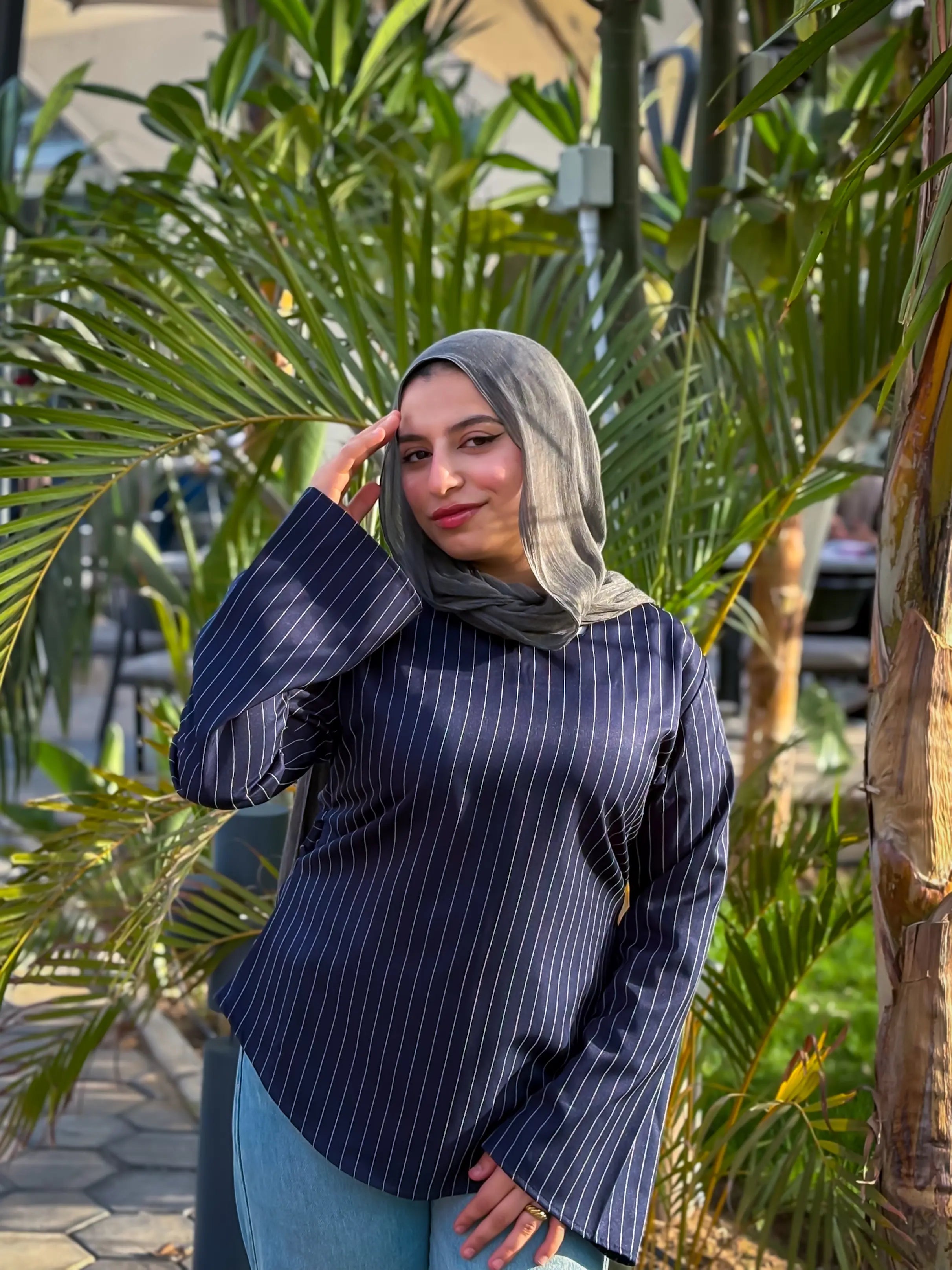 Blair Pinstripe Bluse