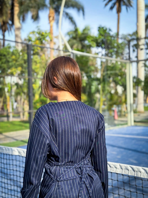 Blair Pinstripe Bluse